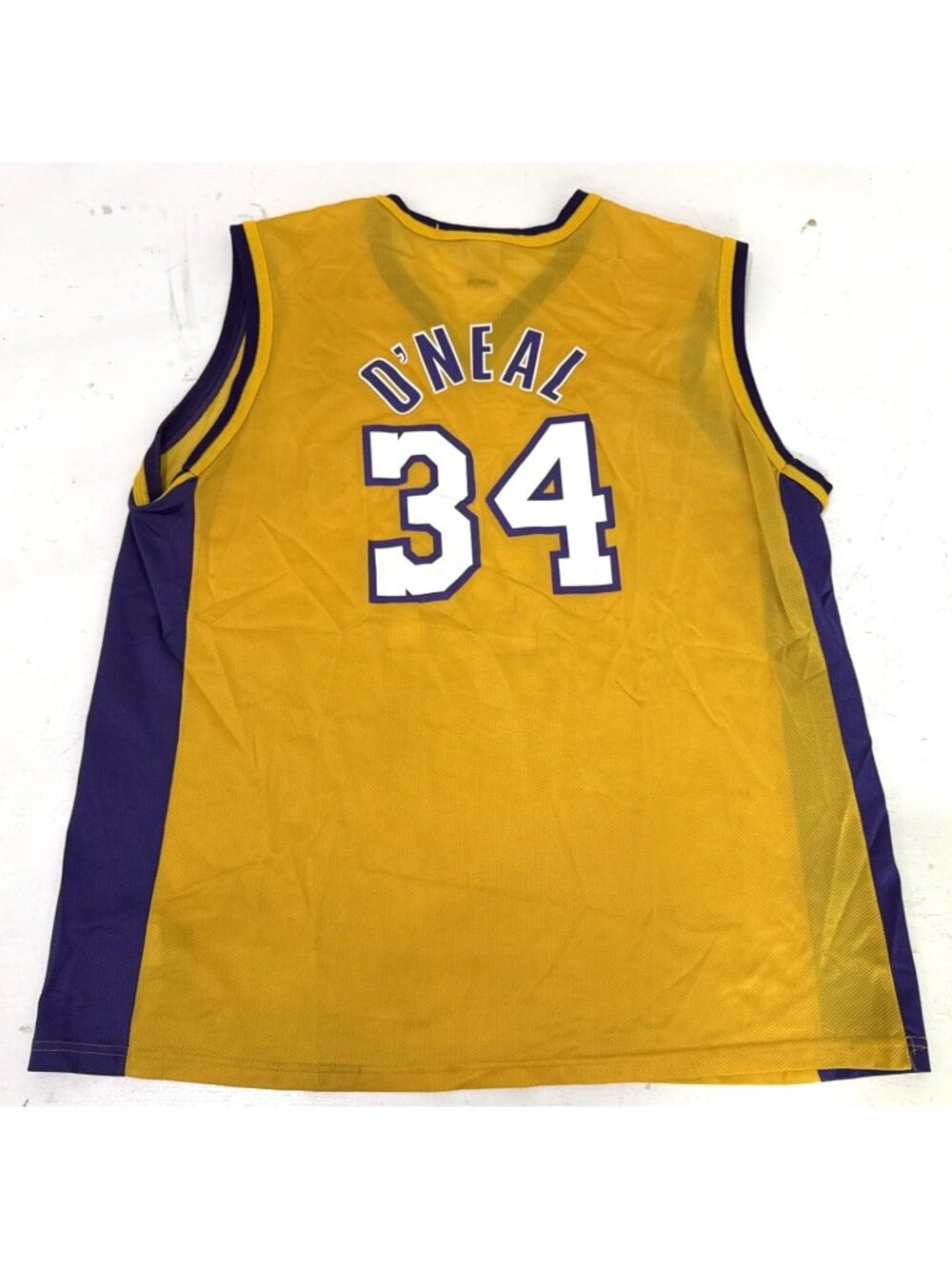 Vintage Shaquille O’Neal Los Angeles Lakers Champion Jersey Adult Size 44 Large